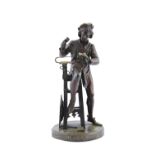 ERNEST RANCOULET (FRENCH 19TH CENTURY)The Renaissance WorkerBronze, 66cm high Signed