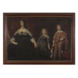 ***WITHDRAWN***AFTER SIR ANTHONY VAN DYKEPortrait of Queen Henrietta and Her Two SonsOil on