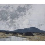 Paul Henry RHA (1877-1958) Bogland, Kerry Oil on canvas, 38 x 45.5cm (15 x 18'') Signed