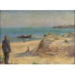 Patrick Tuohy RHA (1893-1930) The Strand Near Arklow (Previously known as Brittas Bay) Oil on board,