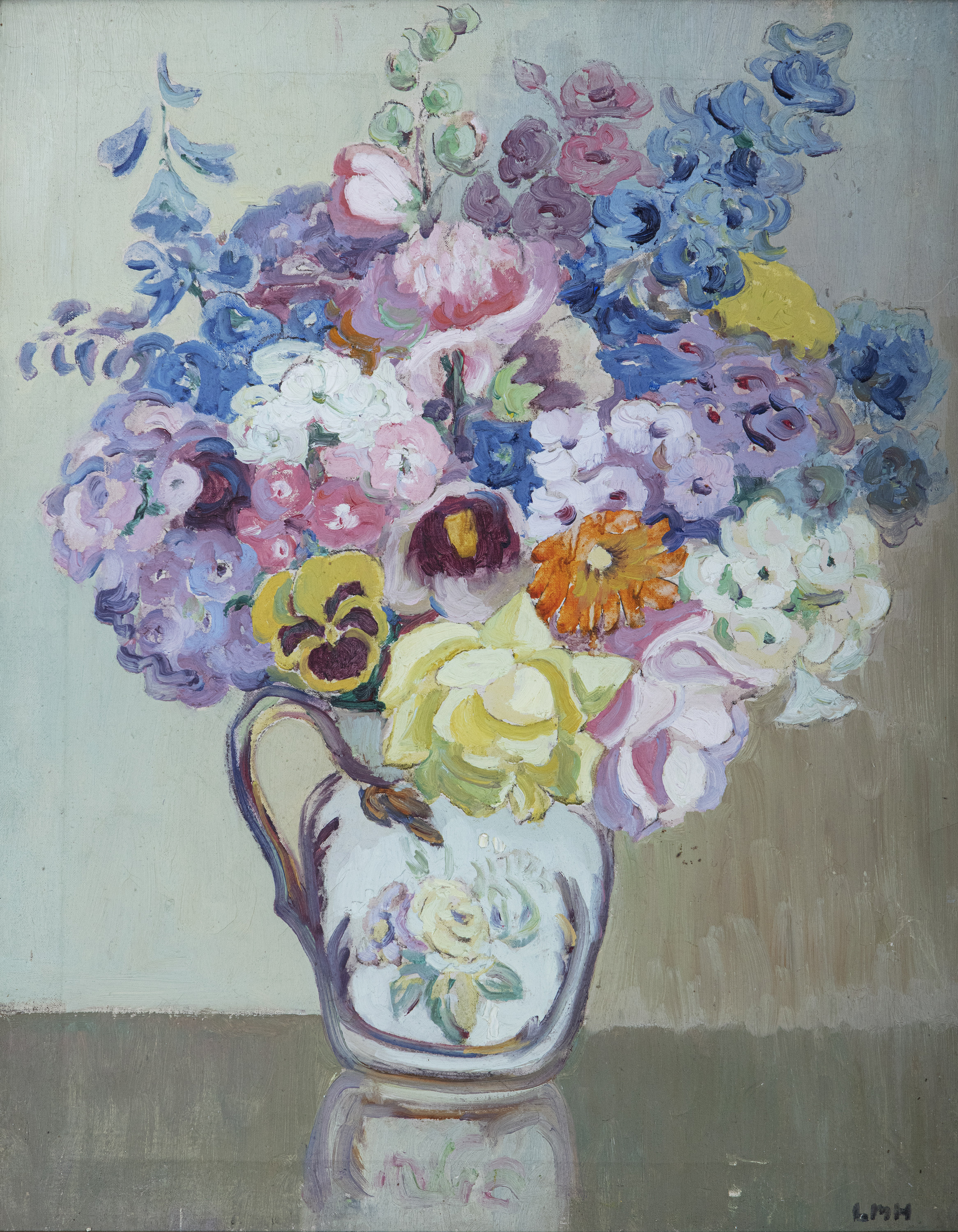 Letitia Marion Hamilton RHA (1878-1964) The Lustre Vase Oil on canvas laid on board, 49 x 39cm (