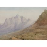 Mildred Anne Butler RWS (1858-1941) Mountainous Landscape Watercolour, 27 x 37cm (10½ x 14½'')