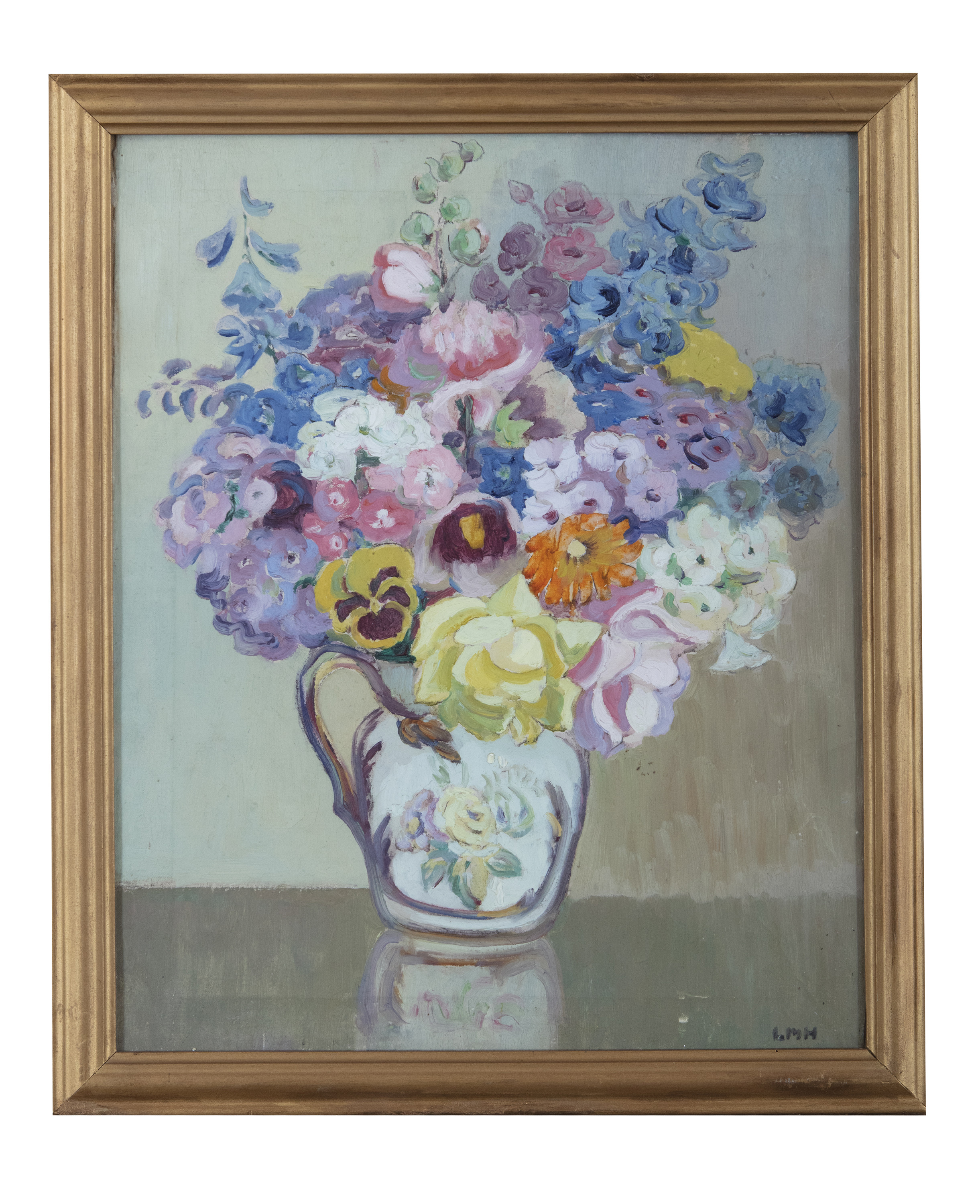 Letitia Marion Hamilton RHA (1878-1964) The Lustre Vase Oil on canvas laid on board, 49 x 39cm ( - Image 3 of 5