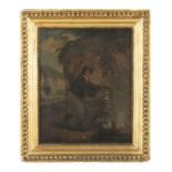 STYLE OF GEORGE MORLAND (19TH CENTURY) The Quarry Man Oil on canvas, 36x29cm; Together with early