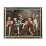 ITALIAN SCHOOL (18TH CENTURY) Cherubs Oil on canvas, 87 x 109cm