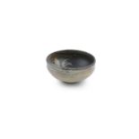 A CONTEMPORARY STUDIO POTTERY BOWL, in the manner of Leech, the circular body with lipped rim and