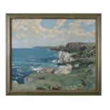RICHARD FAULKNER RUA (1917-1988) Grants Head, White Rocks, Portrush, County Antrim Oil on canvas, 51