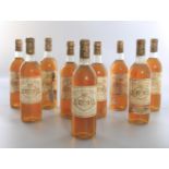 CHATEAU DOISY-VEDRINES, 1971 Sauternes, 6 bottles CHATEAU DOISY-VEDRINES, 1975 Sauternes, 4