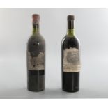 CHATEAUX LAFITE ROTHSCHILD Pauillac, 1950 Two bottles From the Cellar of Peter White