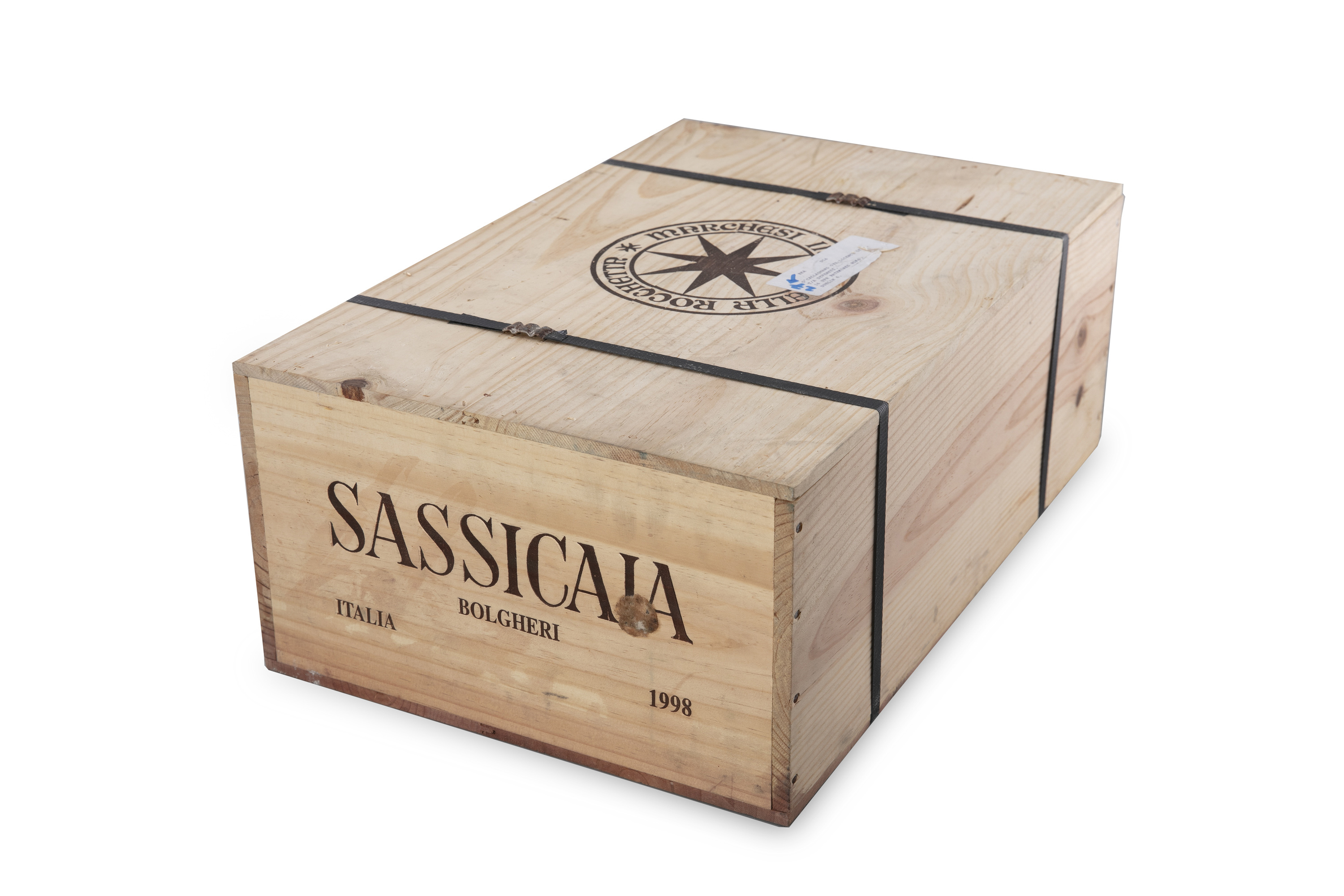 Sassicaia (Bolgheri Sassicaia) 1998 12 bottles In original wooden case