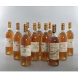 RIEUSSEC Sauterens, 1981 10 bottles CHATEAU LATOUR BLANCHE Sauterens, 1961 1 bottle From the