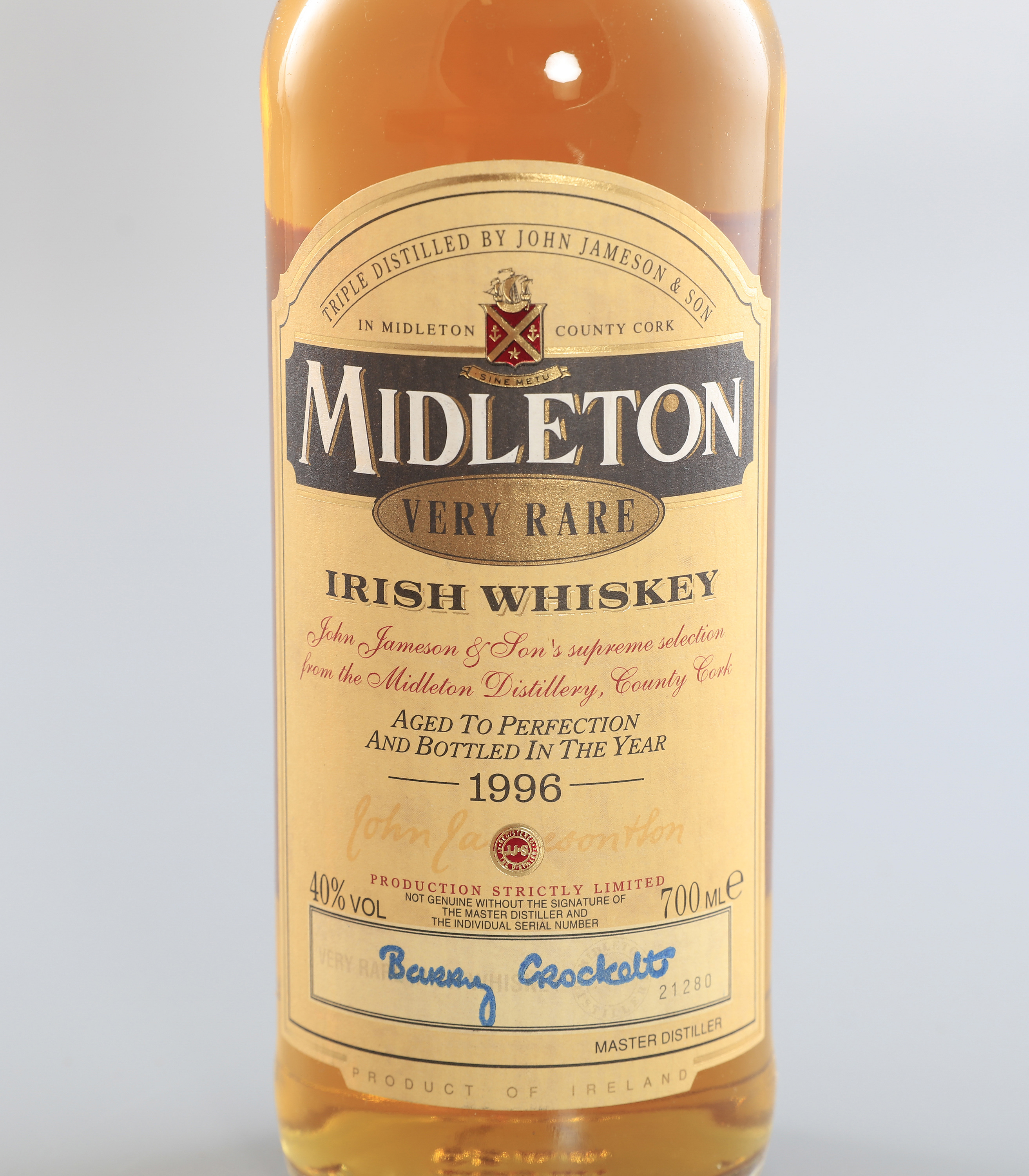 MIDLETON WHISKEY VERY RARE 1996 1 bottle - Image 4 of 6