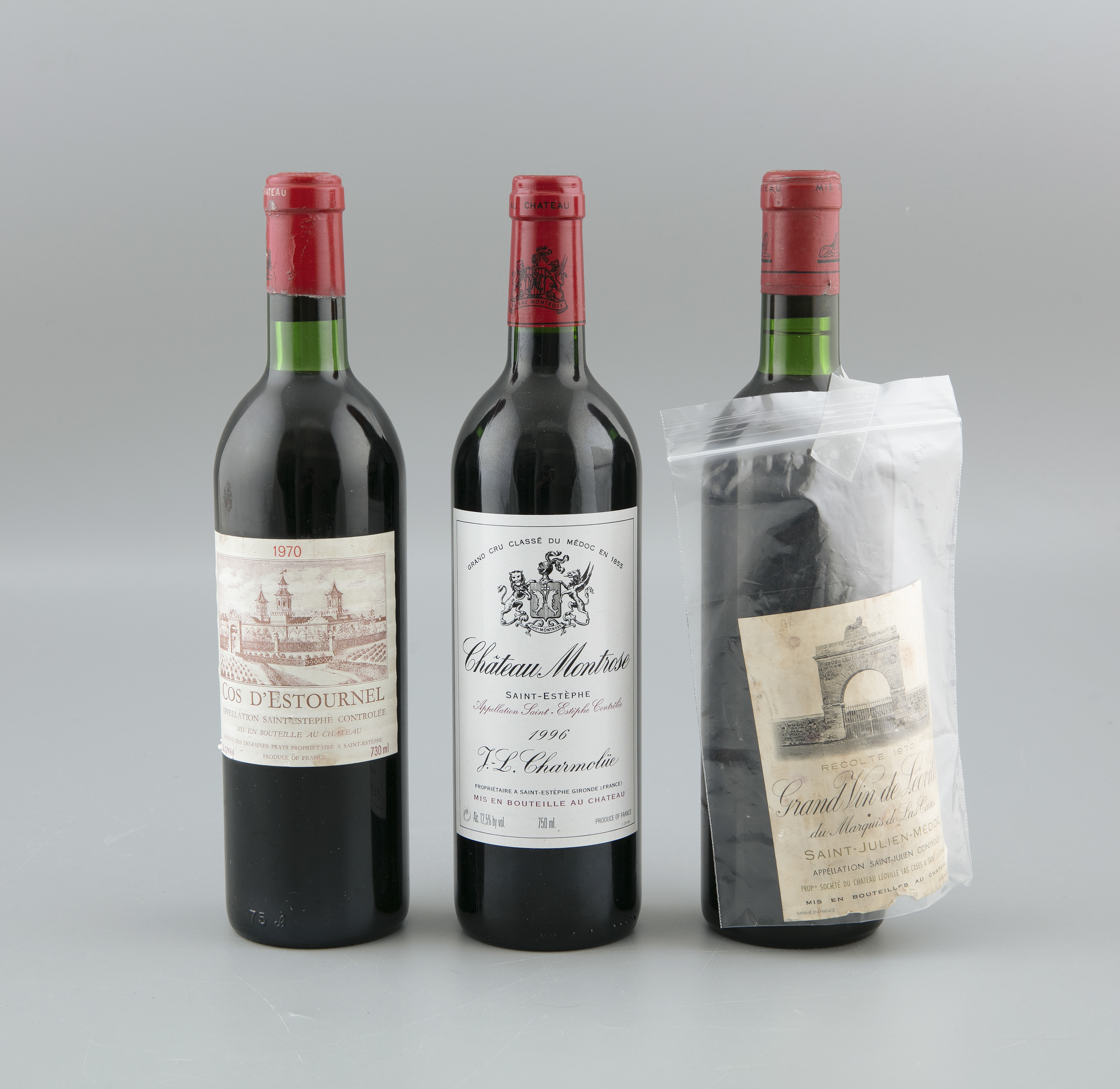 CHATEAU MONTROSE Saint Esteph, 1996 1 bottle CHATEAU LEOVILLE LAS CASES Saint Julien - Medoc, 1970 1 - Image 2 of 8