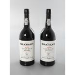 GRAHAM'S PORT Vintage Port, 1991 2 bottles