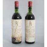 CHATEAU LATOUR Pauillac, 1959 2 bottles