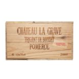 LA GRAVE A POMEROL, 2000 12 Bottles