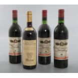 CHATEAU CROZIER BAGES, Pauillac, 1971 3 bottles VINO NOBILE MONTEPULCIANO Melini, 1985 1 bottle From