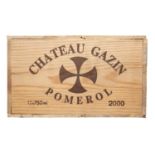 CHATEAU GAZIN Pomerol, 2000 12 Bottles