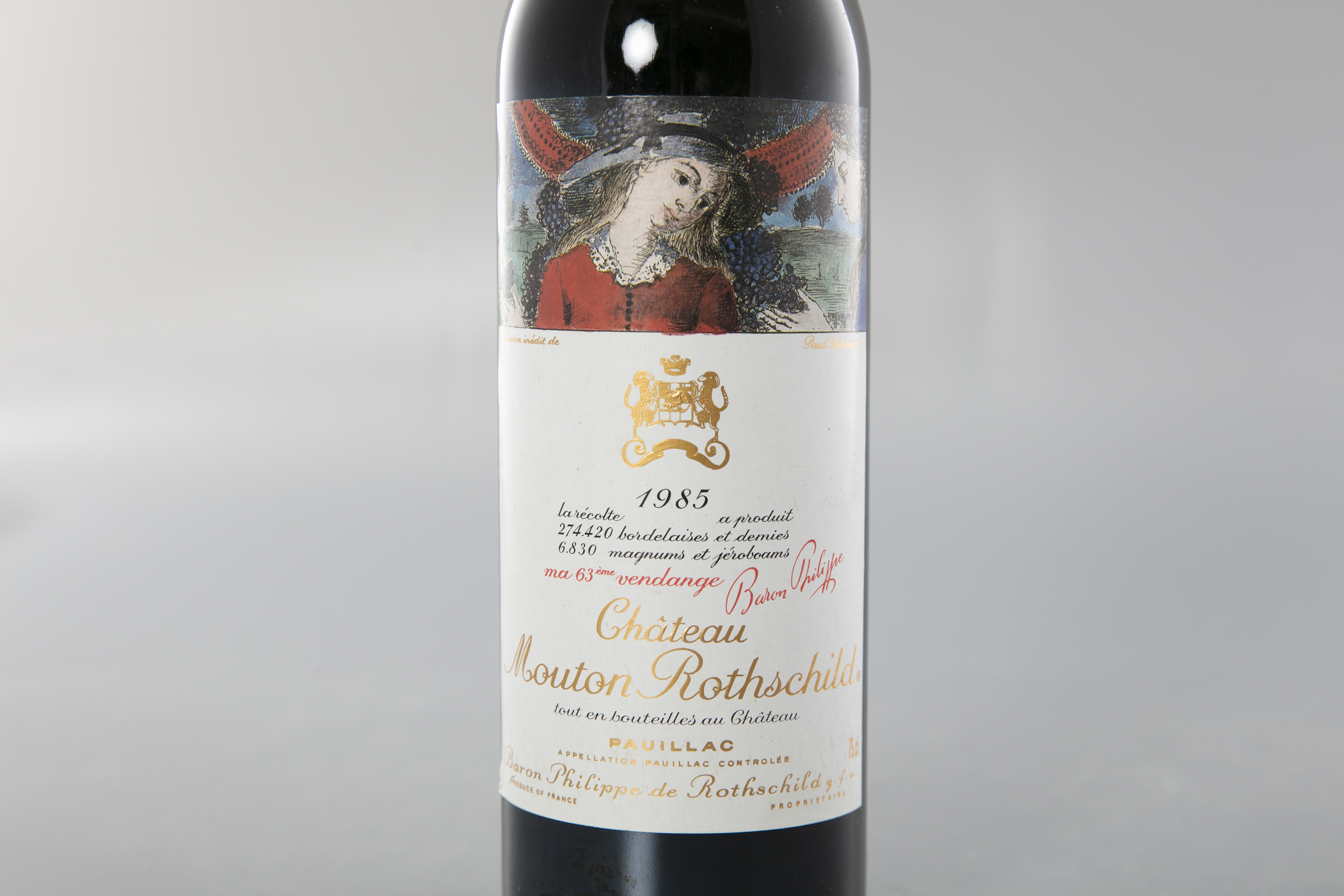 Château Mouton Rothschild Pauillac, 1985 1 bottle - Image 2 of 3