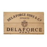 DELAFORCE PORT 1991 12 bottles In original wooden case