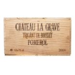 LA GRAVE A POMEROL 2000 12 Bottles