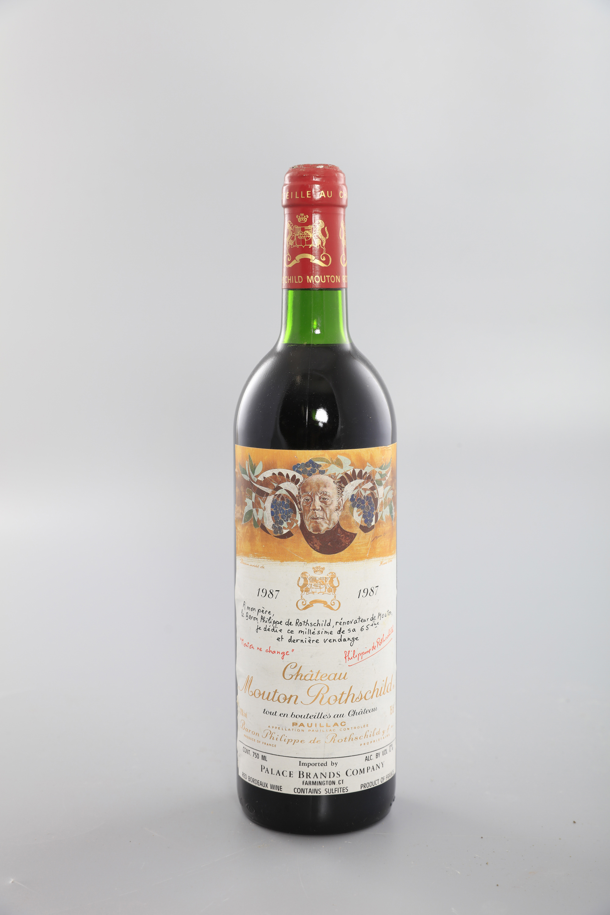 CHATEAU MOUTON ROTHSCHILD Pauillac, 1987 1 bottle - Image 4 of 4