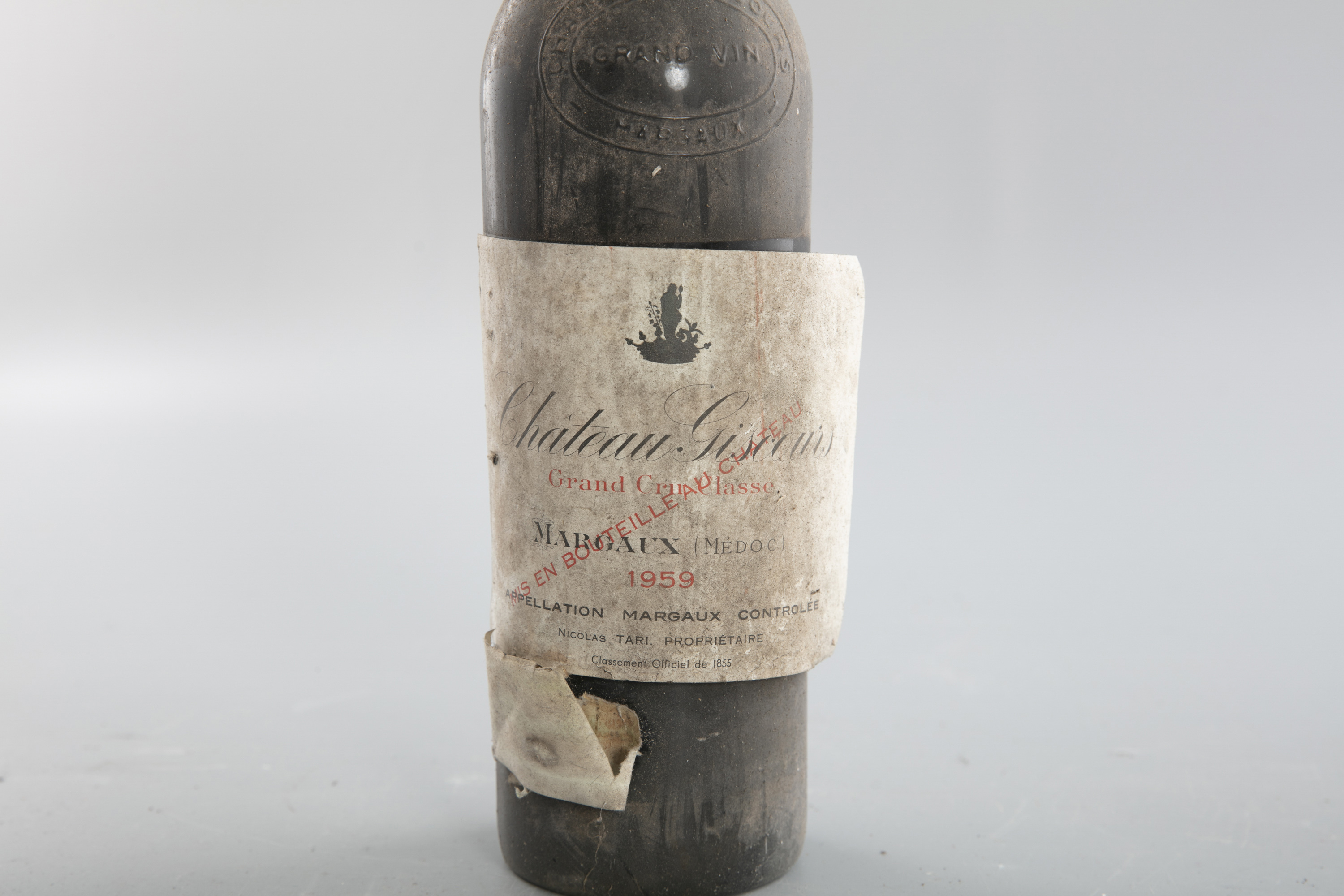 CHATEAUX GISCOURS Margaux 1959 Four bottles Worn label, fair capsules, high shoulder From the Cellar - Image 10 of 12