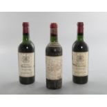 CHATEAU MONTROSE St Estephe, 1959 2 snipes CHATEAU MARGAUX Premiere Grand Cru Classe, 1961 1 snipe