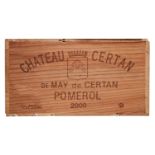 CHATEAU CERTAN DE MAY Pomerol, 2000 12 Bottles In original wooden case