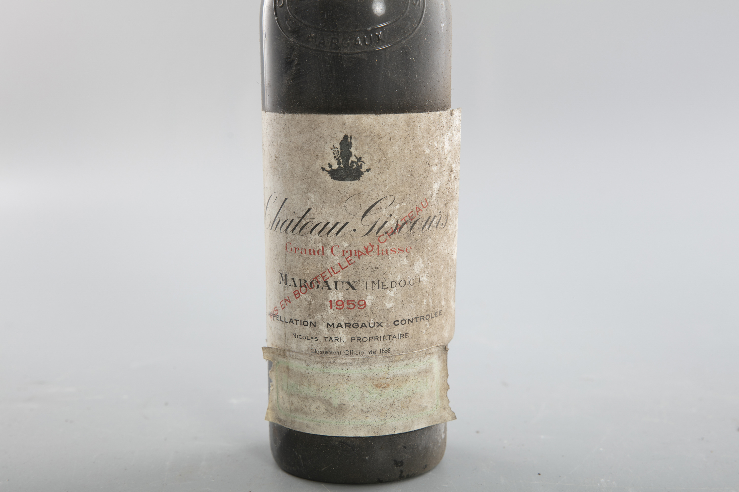 CHATEAUX GISCOURS Margaux 1959 Four bottles Worn label, fair capsules, high shoulder From the Cellar - Image 3 of 12