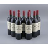 CHATEAU PAVIE MACQUIS St Emilion Grand Cru, 1995 9 bottles