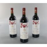 Château Mouton-Rothschild Pauillac, 1995 3 bottles