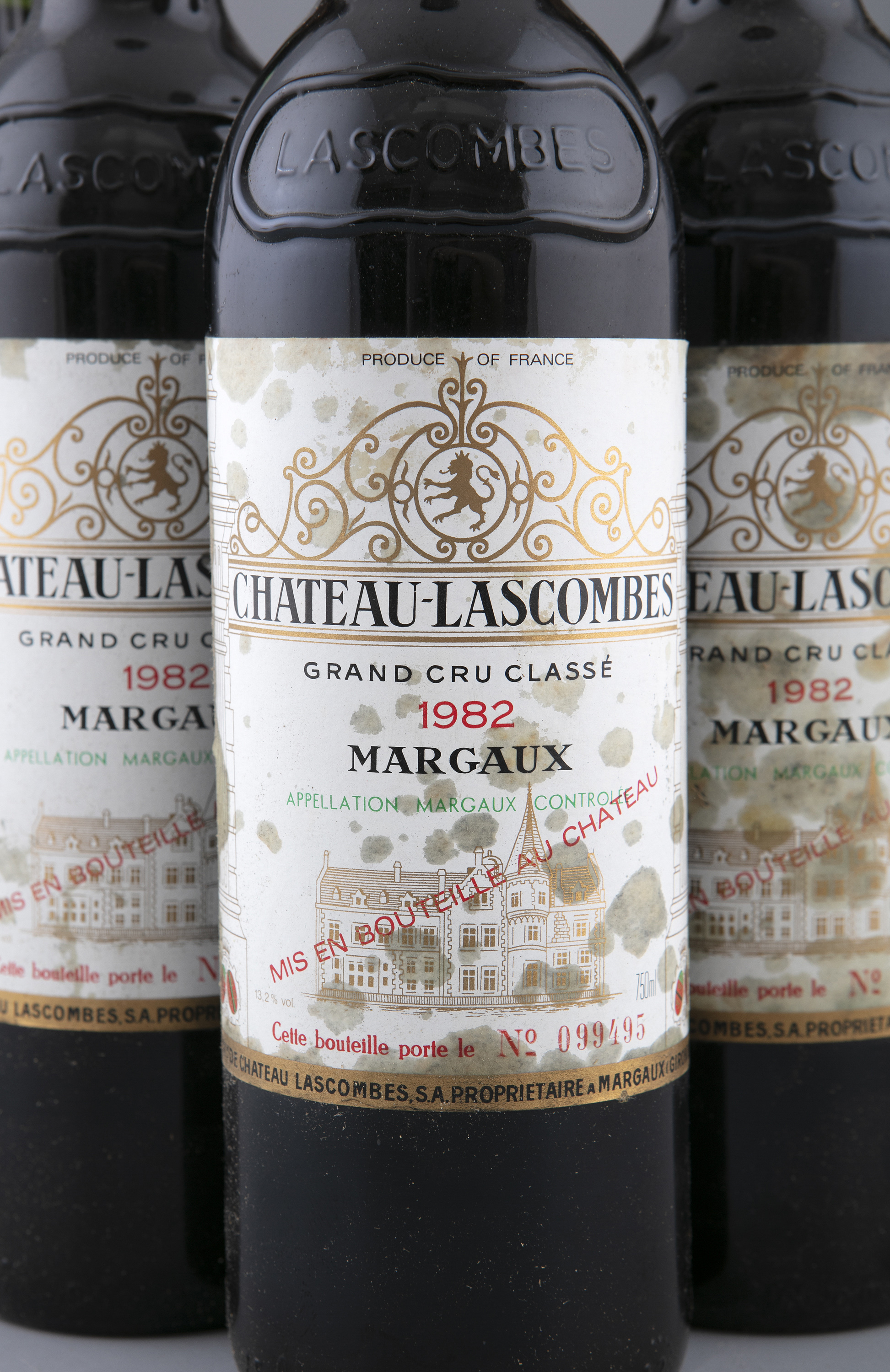 CHATEAUX LASCOMBES Margaux, 1982 Six bottles From the Cellar of Peter White - Image 4 of 7