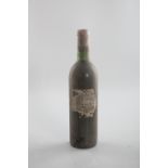 CHATEAUX LAFITE ROTHSCHILD Pauillac, no date One bottle Label worn, capsule fair high shoulder