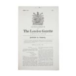 THE LONDON GAZETTE, Friday 21st July 1916, featuring the official report from General Maxwell on the