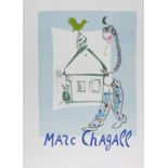 AFTER MARC CHAGALL (1887-1985) La Maison de Mon Village Print, CH. Sorlier_Grav. Lith, 76 x 54cm