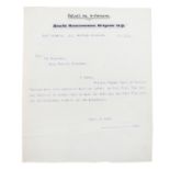 COMPLAINTS AND DISCIPLINE A small archive of letters and documents (1922) dealing with complaints