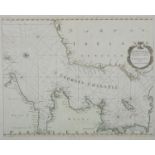 GREENVILLE COLLINS (1653-1694) A Chart of St. George's Channel, 1693 610 x 500 mm From Great