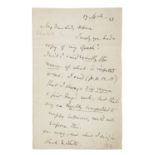 WHATELY, RICHARD, ARCHBISHOP OF DUBLIN. Autographed Letter Signed from Richard Whately, Archbishop