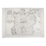 VINCENZO MARIA CORONELLI (1650-1718) A Map of Ireland in Two Halves, North & South (1693) From