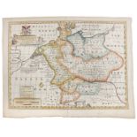 EDWARD WELLS (1667-1727) A New Map of Ancient Germany, Rhaetia, Vindelicia and Noricum Colour