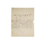 LADIES OF LLANGOLLEN MANUSCRIPT RECEIPT Manuscript Receipt: 'Lady Eleanor Butler and Miss Ponsonby