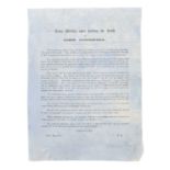 BARRY, WILLIAM Lines Written Upon Hearing the Death of John O'Connell. Single sheet printed on one