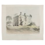 FRANCIS JUKES (PRINTER & PUBLISHER) Castle Carbery Coloured aquatint, 22 x 35cm Published Fitzroy