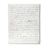 A LETTER FROM CHARLES JAMES FOX TO HIS BROTHER GENERAL HENRY FOX, c. 1803, Royal Hospital