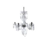 ** PLEASE NOTE THAT THIS LOT SHOULD READ** A WATERFORD CUT GLASS FIVE BRANCH CEILING LIGHT, the