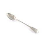 A GEORGE III SILVER FIDDLE PATTERN BASTING SPOON, London 1817, mark of William Eley & William Fearn,