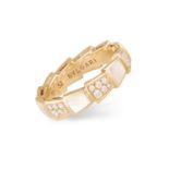 A DIAMOND-SET 'SERPENTI VIBER' RING, BY BULGARI The continuous row of rose gold scales, pavé-set