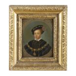 ENGLISH SCHOOL (18TH CENTURY) Two portraits of Henry VIII, one in his youth, the other in