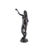 P. ROUHA (FRENCH 19TH CENTURY) Venus Bronze, 26cm high Signed